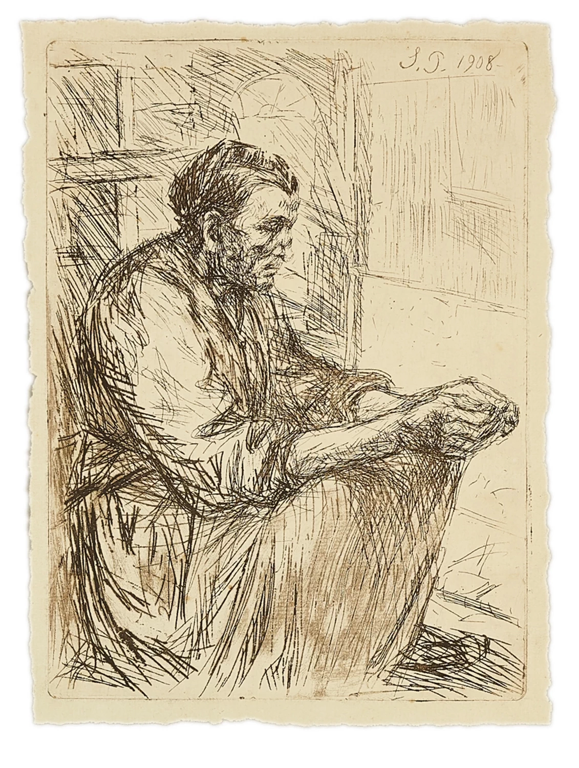Figura seduta